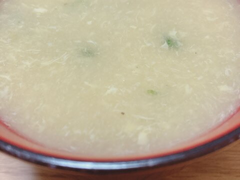 シンプルなニラたまスープ